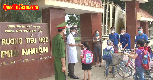 23 học sinh lớp 1 trở thành F1 do giáo viên nhiễm Covid-19 ngay sau ngày tựu trường 23/8 tại trường tiểu học Phú Nhuận tỉnh Thanh Hóa